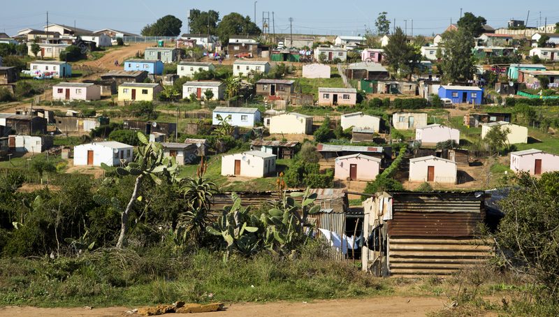 South African rural township dwellings